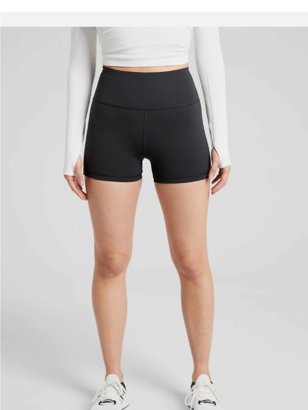 Athleta Ultimate Shortie 3”, Black, Size Medium